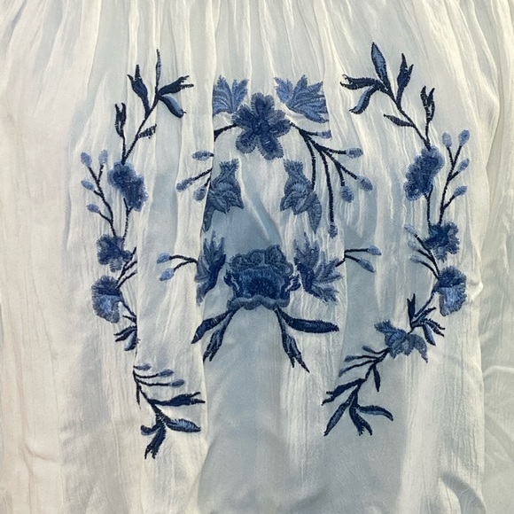 AMERICAN EAGLE OUTFITTERS Floral Off Shoulder Top - Picture 2 of 6